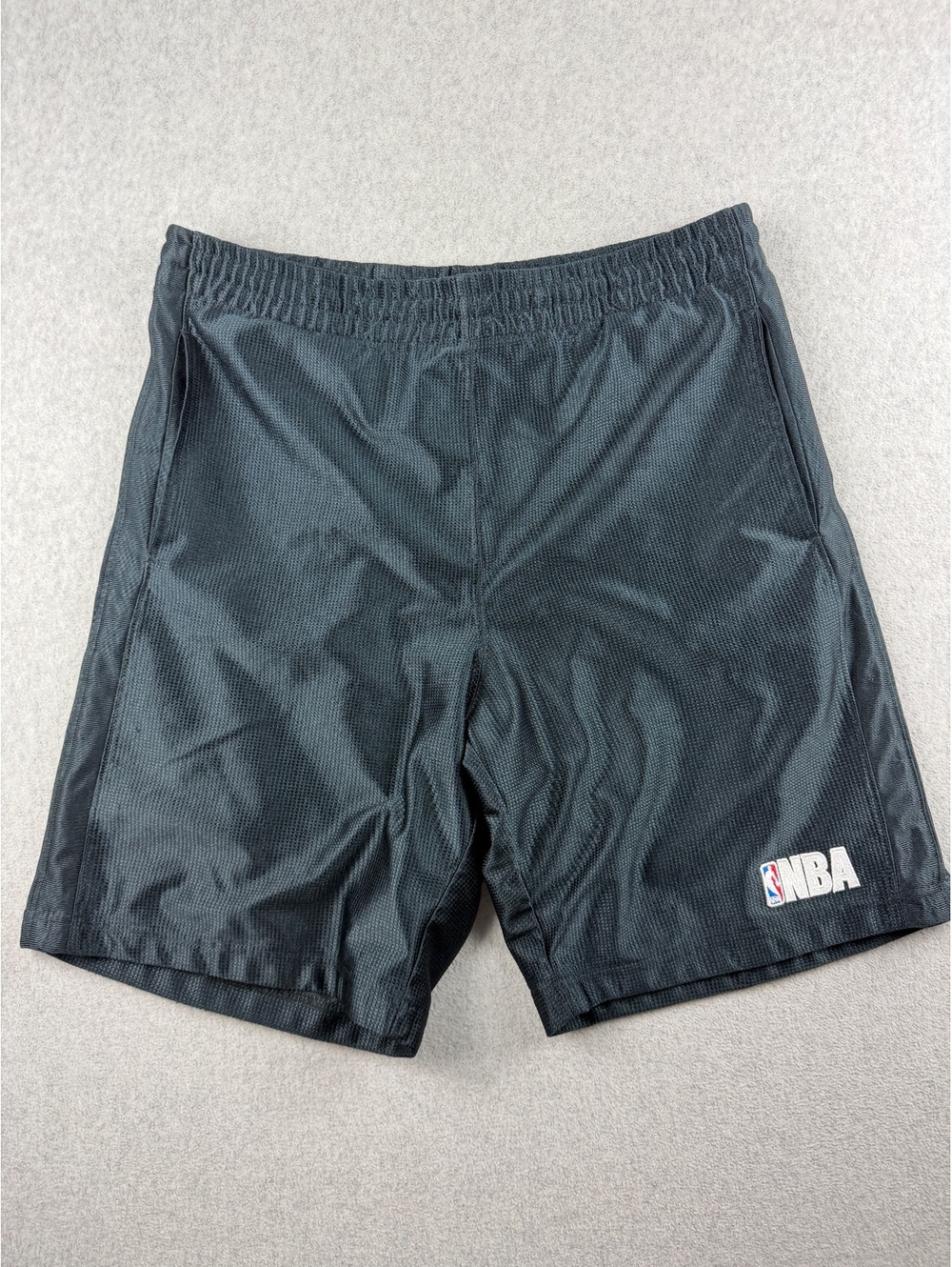 Vintage Y2K NBA Elevation Basketball Shorts Mens M Black Mesh lined 2000s